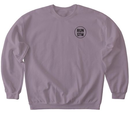 We Run This Town, a Paragon Softstyle Crewneck Sweatshirt (back-view)