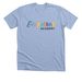 Everstone Classic, a Heather Baby Blue Premium Unisex Tee