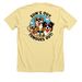 Sun's out, tongues out!, a Heather French Vanilla Premium Unisex Tee (back-view)