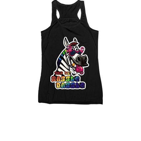 The Ol' Razzle Dazzle, a Black Women's Racerback