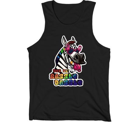 The Ol' Razzle Dazzle, a Black Premium Cotton Tank