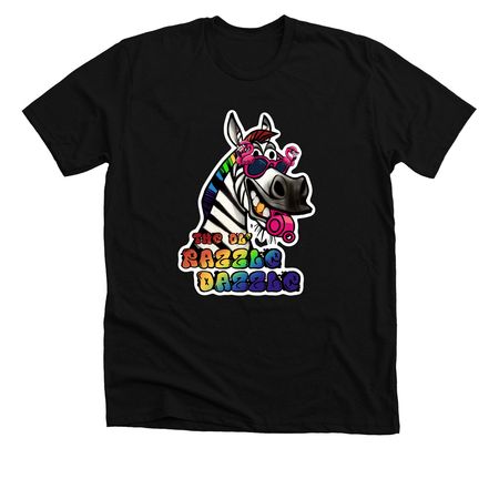 The Ol' Razzle Dazzle, a Solid Black Blend Premium Unisex Tee