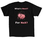 NeX: Neuro Exploration Apparel, a Black Classic Unisex Tee (back-view)