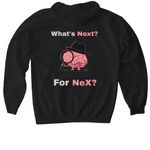 NeX: Neuro Exploration Apparel, a Black Gildan Softstyle Pullover Hoodie (back-view)