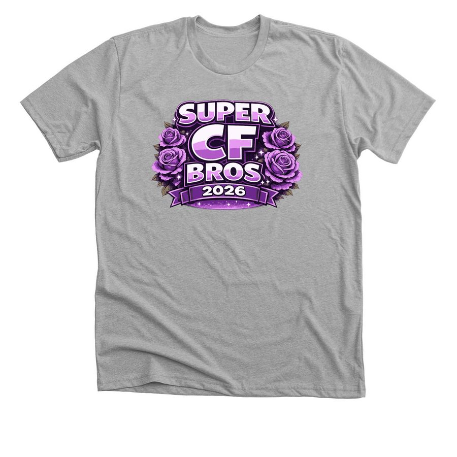 Super CF Bros 2026, a Athletic Heather Premium Unisex Tee