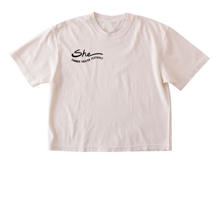 She Arts Summer Theater Festivals Shirt, a Ivory Comfort Colors Boxy Tee