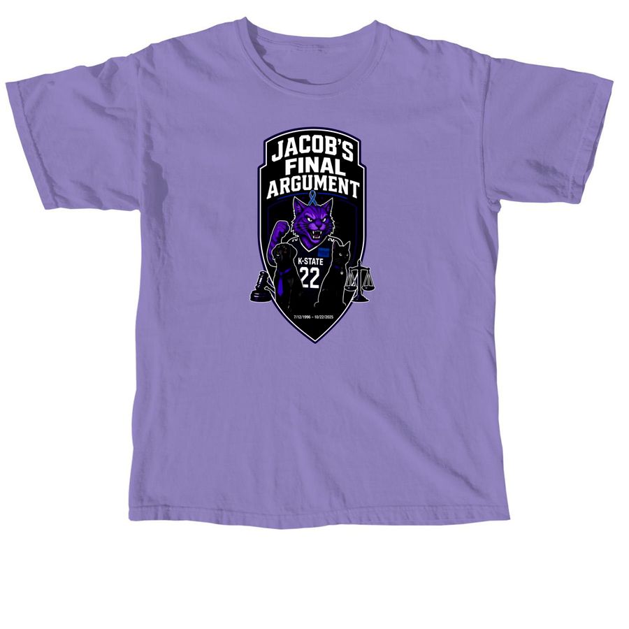 Jacob's Final Argument Breakthrough T1D&nbsp;, a Violet Comfort Colors Unisex Tee