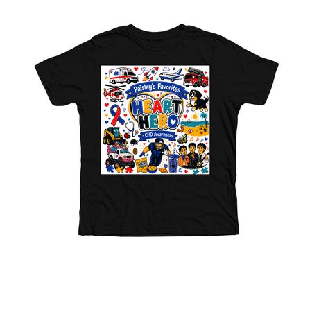 Team Paisley 2026, a Solid Black Blend Premium Youth Tee