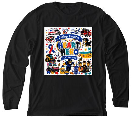 Team Paisley 2026, a Solid Black Blend Premium Long Sleeve Tee