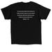 Jalynn?s Kenya missions trip, a Black Classic Unisex Tee (back-view)