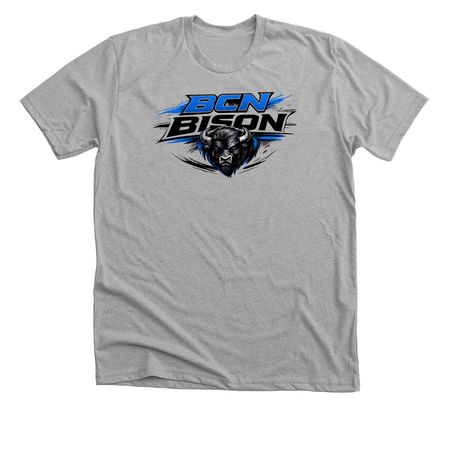 BCN Bison, a Athletic Heather Premium Unisex Tee