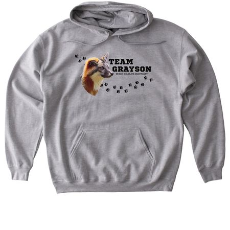 Team Grayson, a Sport Grey Gildan Softstyle Pullover Hoodie