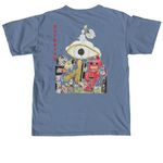 DETOXIFY&nbsp;, a Blue Jean Comfort Colors Unisex Tee (back-view)