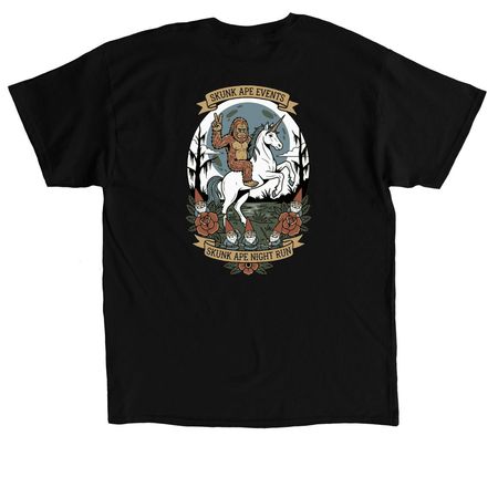 Skunk Ape Night Run, a Black Classic Unisex Tee
