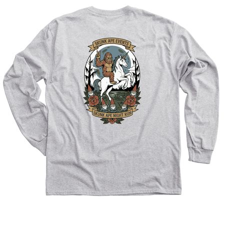 Skunk Ape Night Run, a Sport Grey Classic Long Sleeve Tee