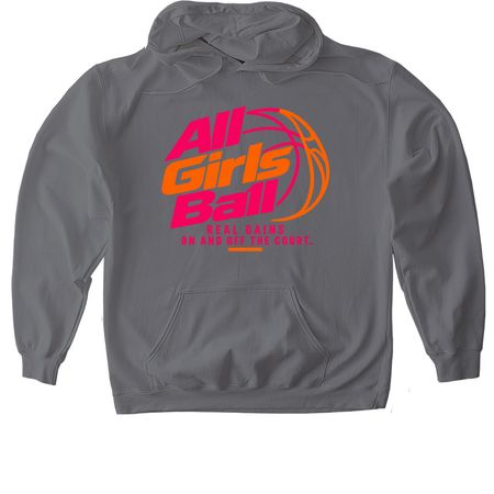 All Girls Ball Merch, a Charcoal Gildan Softstyle Pullover Hoodie