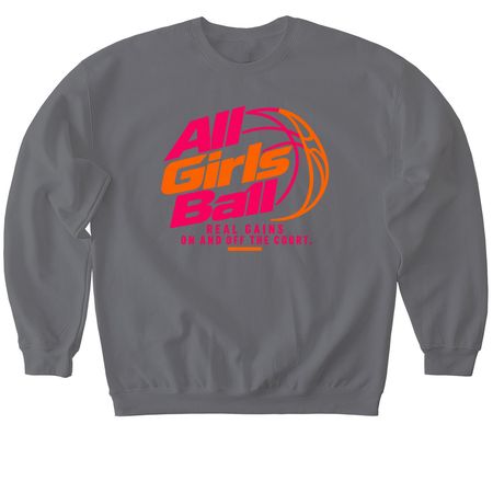 All Girls Ball Merch, a Charcoal Softstyle Crewneck Sweatshirt
