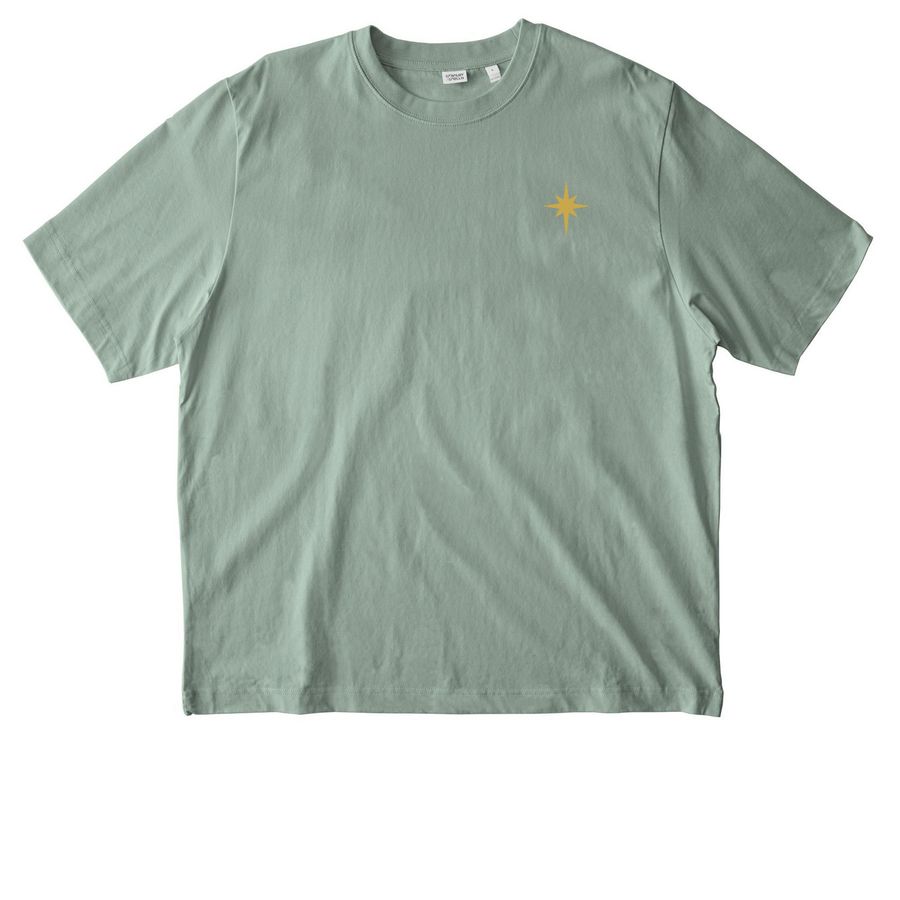 Over the Moon Mission Patch, a Aloe Stanley/Stella Unisex Freestyler Heavyweight Tee