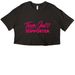 More than Pink Walk 2027 Team Jess, a Black Women?s Cropped Cotton Tee