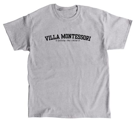 Villa Classic- Youth & Adult, a Sport Grey Classic Unisex Tee