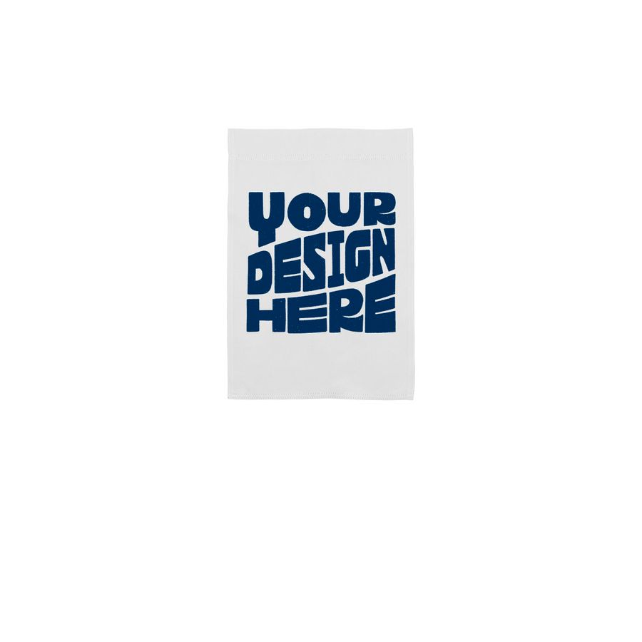 ??????&nbsp;, a White 12" x 18" Yard Flag