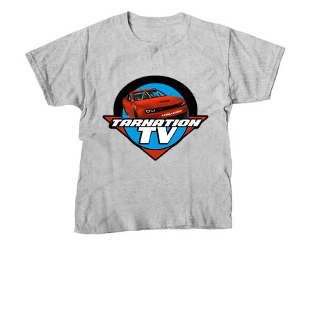 Tarnation TV Logo Shirt, a Sport Grey Youth Unisex Tee