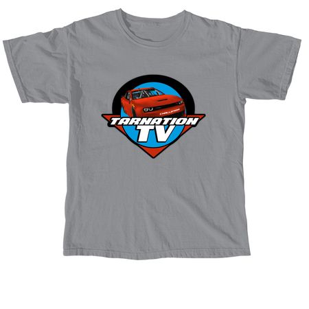 Tarnation TV Logo Shirt, a Granite Comfort Colors Unisex Tee