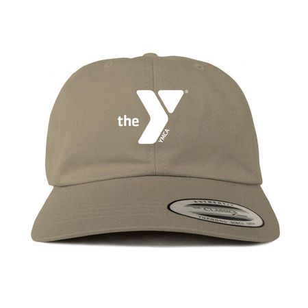 YMCA Baseball Hat, a Khaki Printed Classic Baseball Cap