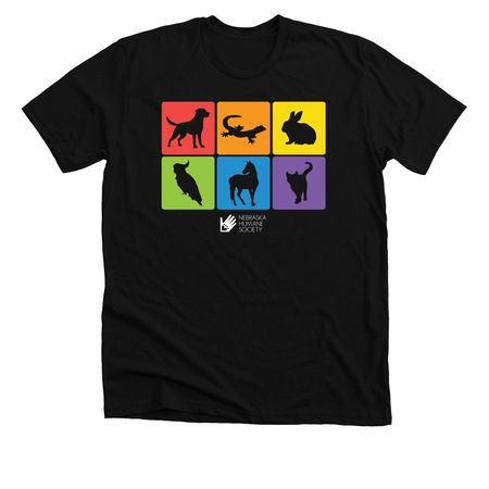 NHS Pride, a Solid Black Blend Premium Unisex Tee
