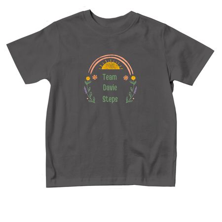 Team Davie Steps&nbsp;, a Charcoal Toddler Tee