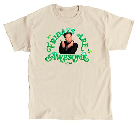 Fridays Are Awesome Shirt, a Sand Classic Unisex Tee