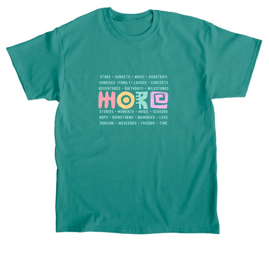 More For Mo | More Pastel, a Jade Dome Classic Unisex Tee