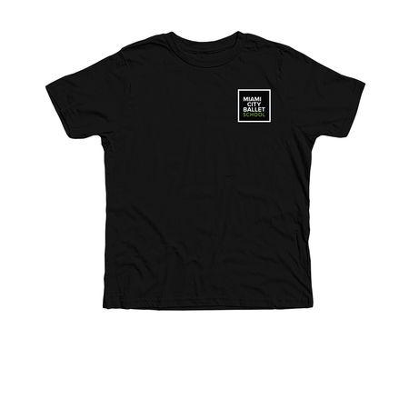 2026 Summer Intensive Shirts (White Logo), a Solid Black Blend Premium Youth Tee