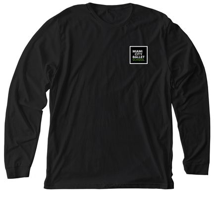 2026 Summer Intensive Shirts (White Logo), a Solid Black Blend Premium Long Sleeve Tee