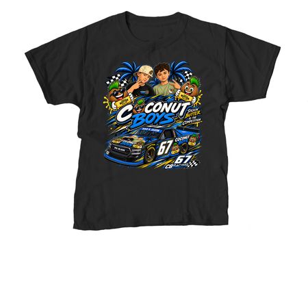 Coconut Boys, a Black Youth Unisex Tee