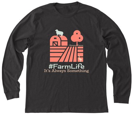 Farm Life 2, a Dark Grey Heather Premium Long Sleeve Tee