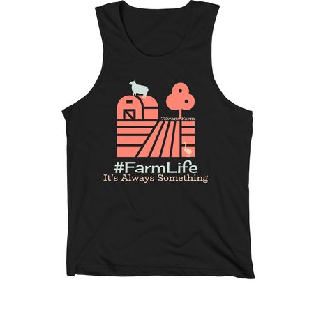 Farm Life 2, a Black Premium Cotton Tank