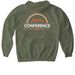 My Dog Is My Home Conference 2026 - Design B, a Military Green Gildan Softstyle Pullover Hoodie (back-view)