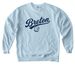 Vintage Bulldog, a Chambray Comfort Colors Crewneck Sweatshirt