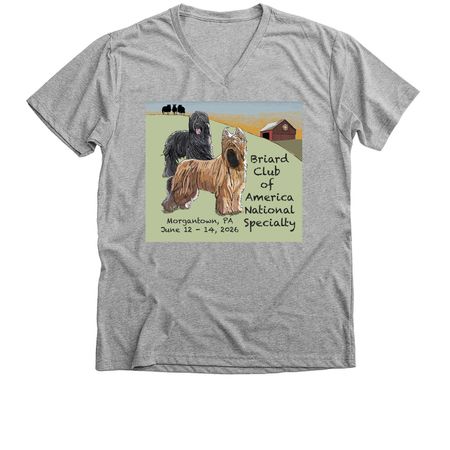 2026 BCA National, a Athletic Heather Premium V-Neck Tee