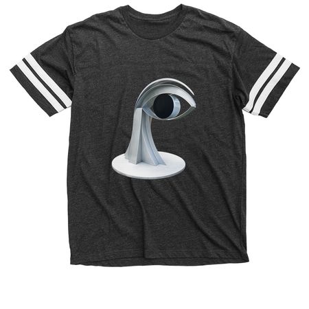 Wear Your Vision, a Vintage Smoke / White Football Jersey Tee
