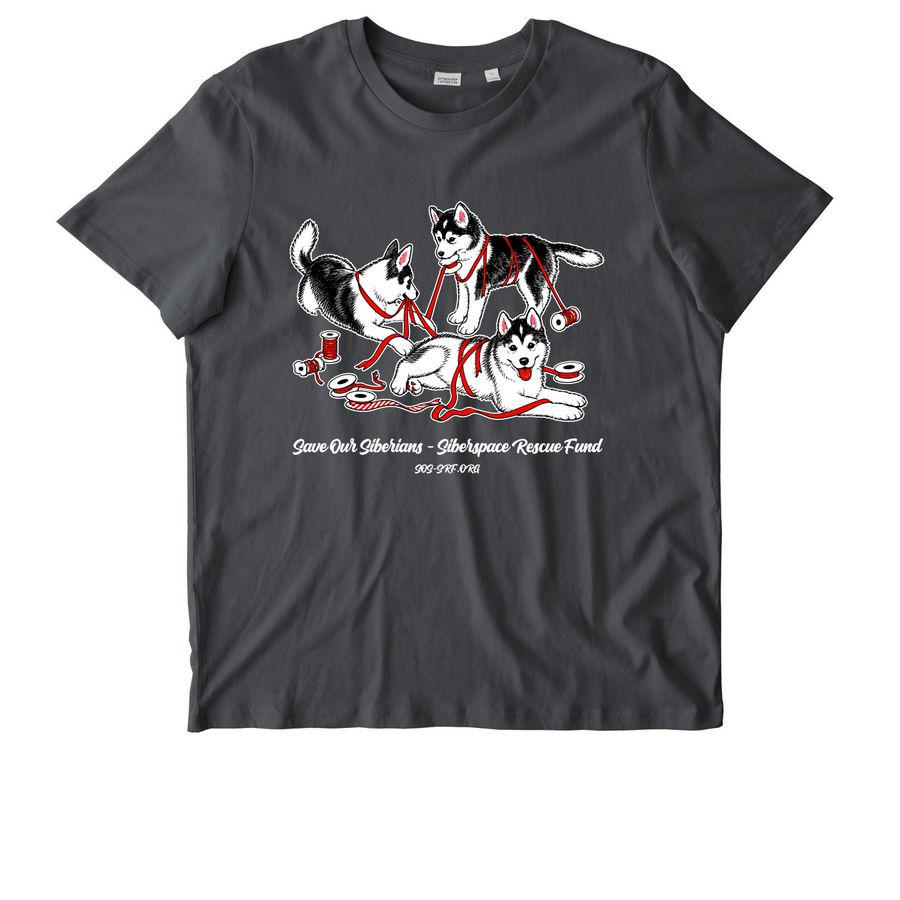 Save Our Siberians - Siberspace Rescue Fund, a Anthracite Stanley/Stella Unisex Crafter Tee