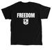 FREEDOM&nbsp;, a Black Classic Unisex Tee