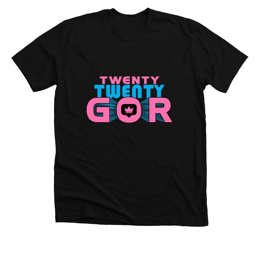 2020GOR, a Solid Black Blend Premium Unisex Tee