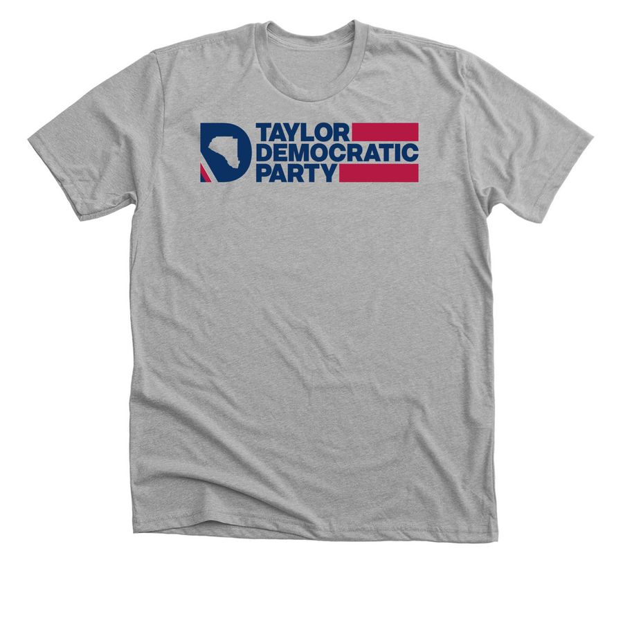 Taylor County FL Democrats Light Shirt Colors, a Athletic Heather Premium Unisex Tee