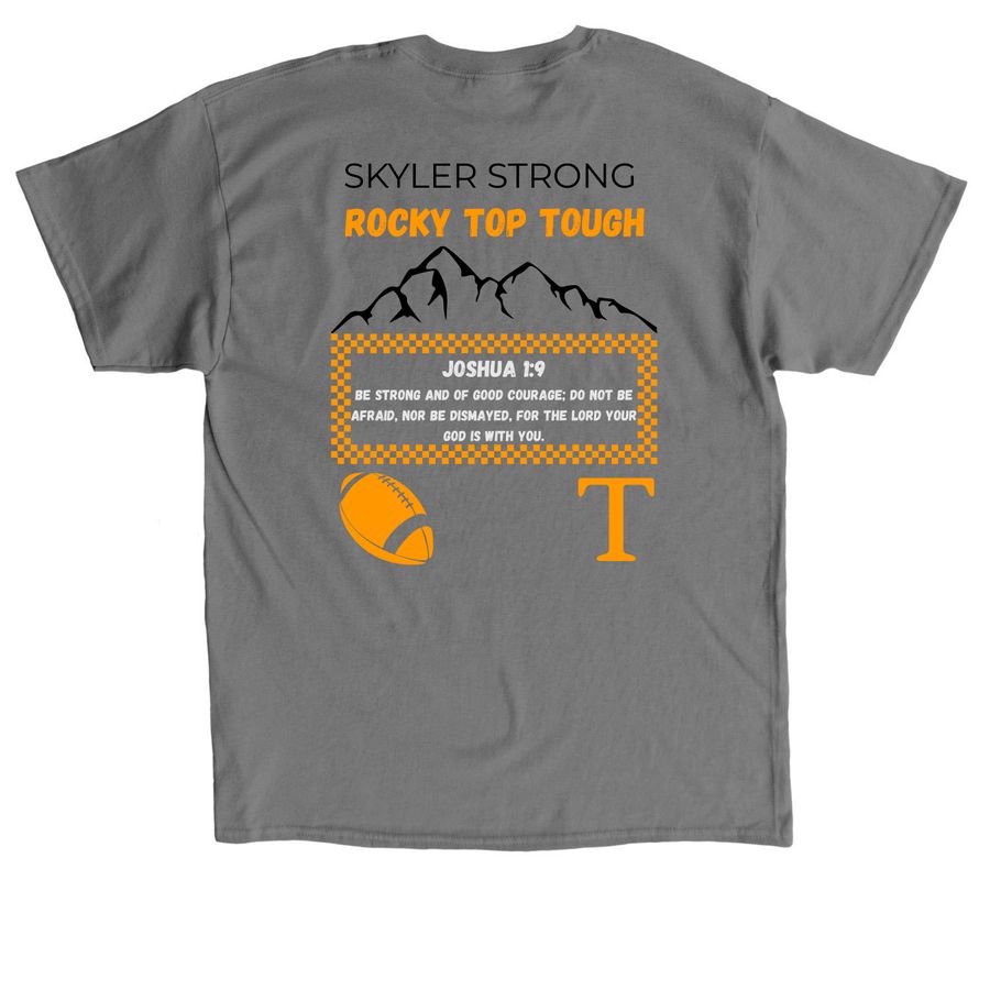 SKYLER STRONG DGBI MEDICAL TREATMENT'S, a Charcoal Classic Unisex Tee (back-view)