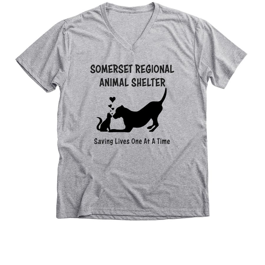 SRAS Winter 2021 Campaign, a Athletic Heather Premium V-Neck Tee