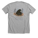 2026 MusselPower Student-designed shirt, a Athletic Heather Premium Unisex Tee (back-view)