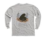 2026 MusselPower Student-designed shirt, a Sport Grey Youth Long Sleeve Tee (back-view)