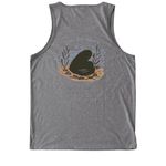 2026 MusselPower Student-designed shirt, a Aluminum Grey Allmade Eco Triblend Tank (back-view)